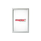 Futech – Support pour affiche SFM002, cadre à coins taillés encliquetables, 12 1/2 po x 19 po x 1/2 po, aluminium-Dimensions du cadre : 12 1/2 po x 19 po ; dimensions de l'affiche : 11 po x 17 po