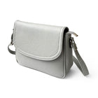 Nicci - Sac à bandoulière moyen avec rabat sur le devant - Gris clair-Gris - Polyuréthane