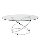 Brassex – Ensemble de 3 tables à café, argent 8246-13-Style contemporain