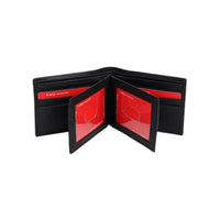 Champs - Portefeuille d'identité Multicard-Multiwing - Noir-Cuir véritable, noir