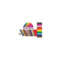 Pacon Carton de chemin de fer 4 plis, 10 couleurs assorties, 22 po x 28 po, 100 feuilles-Construction à 4 plis (14 pt.)