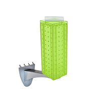Azar Displays – Extension de présentoir à panneau perforé, 12 x 4 po, vert (700231-GRE)-Vert métallique