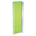 Azar Displays – Panneau d’accrochage à ailettes latérales, 44 x 14 po, vert (700350-GRE)-Vert