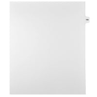 Markmaker - Intercalaires imprimes Legal, Blanc, 1/15th coupe, format lettre, sans trous, 25 tabs/PQT, 5 PQT/Boite, Numero 108-Intercalaires imprimes Legal