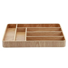 Cathay Importers Plateau a coutellerie rectangulaire bentwood, 2" H x 14,5" L x 10" P-L’organisateur de tiroir couverts avec coins arrondis