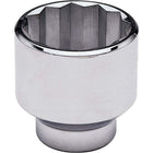 Gray Tools – Douille standard chromée à prise de 54 mm x 1 (po), 12 pans-Taille : 54 mm