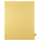 Markmaker - 25 tabs/PQT,5 PQT/Boite, Intercalaires imprimes Legal, Chamois, 1/15th coupe| format lettre, sans trous, Numero 149-Intercalaires imprimes Legal