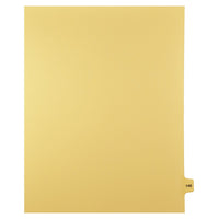 Markmaker - 25 tabs/PQT,5 PQT/Boite, Intercalaires imprimes Legal, Chamois, 1/15th coupe| format lettre, sans trous, Numero 149-Intercalaires imprimes Legal