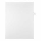 Mark Maker – Onglets séparateurs juridiques blancs, 1/15 onglets, format lettre, sans trous, numéro 80, 25/paquet-Onglets séparateurs blancs, 1/15 onglets