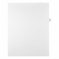Mark Maker – Onglets séparateurs juridiques blancs, 1/15 onglets, format lettre, sans trous, numéro 80, 25/paquet-Onglets séparateurs blancs, 1/15 onglets