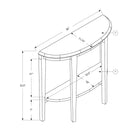 Monarch Specialties - 2452 Table D'Appoint - 36 po L/Console Taupe Fonce-4