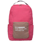 NICCI Sac à dos pliable - Rose Rouge-Rose Rouge - Polyester
