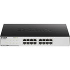 D-Link – Commutateur Gigabit non administrable, 16 ports (DGS-1016C)-Jusqu'à 32 Go de puissance de commutation totale