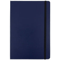JAM PaperMD – Carnet à couverture rigide avec fermeture à élastique, bleu, grand, 5 7/8 x 8 1/2 po-Cahier de notes à couverture rigide