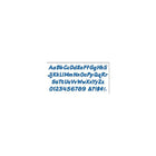 Trend Enterprises - Lettres réutilisables majuscules/minuscules italiques, 4 po, bleu (T-2702)-Bleu