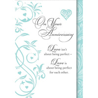 Aline Greetings – Carte d'anniversaire générale, Happy Anniversary, paq./18-Papier non couché de qualité supérieure