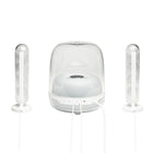 Harman Kardon Soundsticks 4, Système d'Enceintes Bluetooth - Blanc-Dimensions (L x H x P) : Caisson de graves 231 mm x 276 mm x 231 mm / Satellite 271 mm x 84 mm x 84 mm