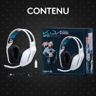 Casque de jeu sans fil G733 K/DA LIGHTSPEED - Equipement Officiel de League of Legends-Source d'énergie, Batterie