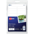 Avery - Étiquettes amovibles multi-usages, 1/2 po x 1 3/4 po, paq./400 (2312)-Amovible