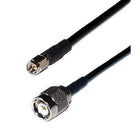 Turmode – Câble pour antenne de réseau sans fil WF6017 de 6 pi, 4,3 x 0,4 x 4,3 po, noir-Câble LMR100 de 6 pi SMA mâle vers TNC mâle
