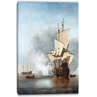 Designart – Toile imprimée de Willem Van de Velde, Le coup de canon (PT5000-20-40)-Impression