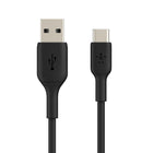 Belkin - Câble USB-C vers USB-A 180 cm noir-Compatibilité garantie par la certification USB-IF