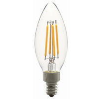 Northern Stars – Ampoule DEL B10 lumière du jour 4 W, filament, transparent, paquet de 2-Ampoules DEL B10, filament, transparent