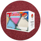 SandtastikMD - Boîte de sable classique coloré, 10 lb (4,5 kg), bourgogne-Le grain est fin et a un éclat naturel