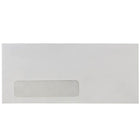 JAM Paper Enveloppes à fenêtre no 10, 4 1/8 x 9 1/2 po, blanc, 500/paquet-Enveloppes en papier blanc