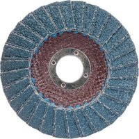 Merit - Disques À Lamelles - Norton Métal R828, 4-1/2po x 7/8po, Type 27, Grain 80, Zirconium, paquet de 36-Matériau abrasif Zirconium