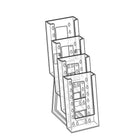 Azar Displays – Présentoir à dépliants à trois pans à quatre niveaux modulaire pour le comptoir, 2/paquet (252306)-Présentoir à pochette à trois pans et à quatre niveaux