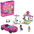 MEGA - Barbie Ensemble de jeu de construction convertible et stand de glaces - 225 pièces-Coffret de construction amusant pour les enfants de 6 ans et plus