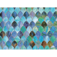 Brewster – Pellicule électrostatique de qualité supérieure pour fenêtre latérale, motif paon-Protège des scènes indésirables et des regards indiscrets 