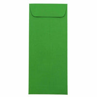 JAM Paper Enveloppes Colourées #10 Policy Commerciales - 4,125" x 9,5" - Vert recyclé - Paquet de 50-Couleur : Enveloppes vertes de Noël