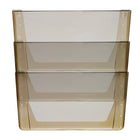 Storex classeur murale - format lettre - transparent - paquet de 18 - 6 Set de 3-Les bords arrondis ne seront pas accrocher ou de déchirure du papier
