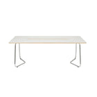 Archyi - Table de réunion à effacement sec Douro, 83 x 29 x 39 po-résine de mélamine