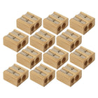 CTG Brands Hexagon Wall Tile, 10" x 10", White Marble, 6 Pack-Ensemble: comprend un total de 12 taille-crayons