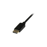StarTech  Câble convertisseur actif DisplayPortMC vers DVI de 3 pi, adaptateur DP vers DVI, 2560 x 1600, noir-Installation sans tracas grâce à un adaptateur style câble permettant de brancher une source DisplayPort directement à un écran DVI sans autre câble vidéo