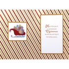Rosedale Gold - Cartes de souhaits avec enveloppes "Pour vous souhaiter un joyeux Noël" - 5-1/2 x 8 po - Anglais - Paquet de 6-Message extérieur: Pour vous souhaiter un joyeux Noël
