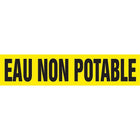 Accuform Signs - Étiquettes Autocollantes Pour Tuyaux, 8po La X 1po H, Dia Du Tuyau 3/4po - 1-1/4po, Noir Sur Jaune, paquet de 5-Couleurs Noir sur jaune