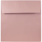 JAM Paper - Enveloppes carrées à rabat droit avec fermeture gommée, 8 1/2 x 8 1/2 po, rose bébé, 1000/paquet-Rose bébé