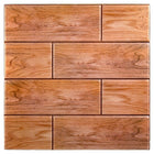 CTG Brands – Carreaux muraux « pelez et collez », grain de bois chêne tuile 3D, 11,8 po x 11,8 po, beige, paq./6-Ensemble : livré dans une boîte de 6 feuillets de carreaux muraux en 3D de qualité supérieure, adaptés aux surfaces lisses et propres