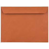 JAM Paper - Enveloppes pour livret - 9" x 12" - Orange foncé - Paquet de 100-Couleur : orange foncé.