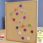 Flash Furniture - Ensemble de chaînes et d'engrenages de 79 pieces Bright Beginnings de qualite commerciale pour systemes muraux-79 pieces pour des configurations infinies et des heures d'amusement