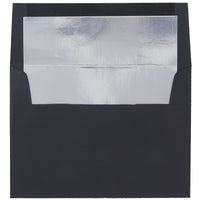 JAM Paper Enveloppes à livrets avec fermeture gommée, 5 1/2 x 8 1/8 po, noir, paquet de 1000-Noir