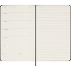 Moleskine - agenda semainier non daté  - 12 mois - grand - noir - couverture rigide - 5 x 8,25 po-Autocollants de mini calendriers mensuels à remplir et à apposer sur les intercalaires des mois