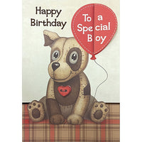 Rosedale – Cartes de souhaits et enveloppes, Happy Birthday to a Special Boy, doré, 5 1/2 x 8 po, 6/paquet (19772)-Imprimées sur papier cartonné non couché de haute qualité