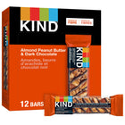 KIND - barre de chocolat foncé de beurre d’arachide 40g - Paquet de 12-Ingrédients que vous pouvez voir et prononcer