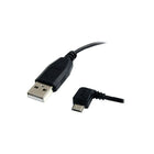 StarTechMD ® Câble USB A/micro B mâle à mâle UUSBHAUB3LA de 3 pi-Interface USB 2.0 haute vitesse pour des vitesses de transfert allant jusqu’à 482 Mbit/s