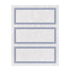 St. James − Certificats-cadeaux Regent – 24 lb. 3 2/3 x 8 1/2 po − Bleu − paquet de 75-Certificats-cadeaux/reçus de donateurs